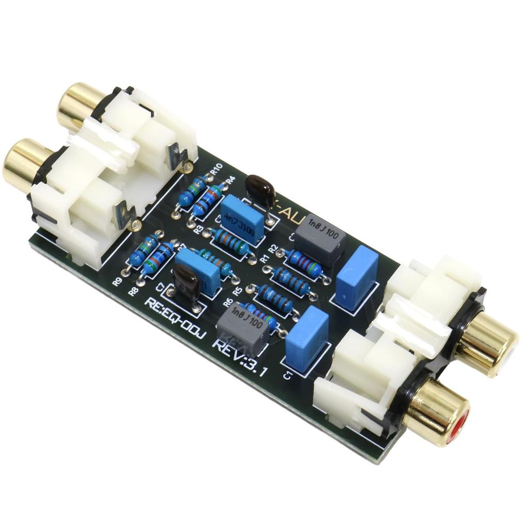 Inverse RIAA Equalizer RIAA Converter Converts signals to For use with amplifier phono equalizer phono input Ideal for operational FX-AUDIO- REEQ-00J