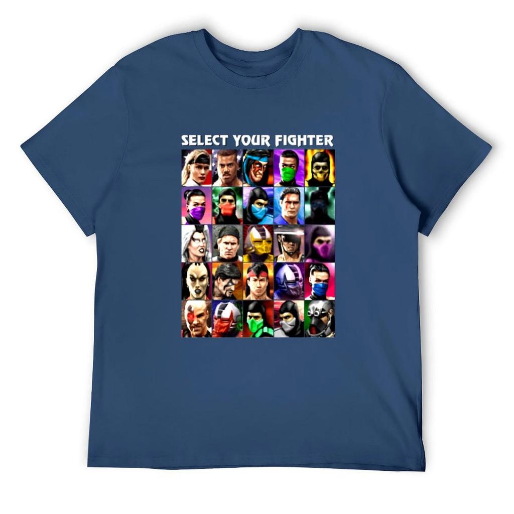 Select Your Fighter Umk3 Mortal Kombat Blacknavy For Unisexunisex Tshirt Unisex Graphic T Shirt Tshirt