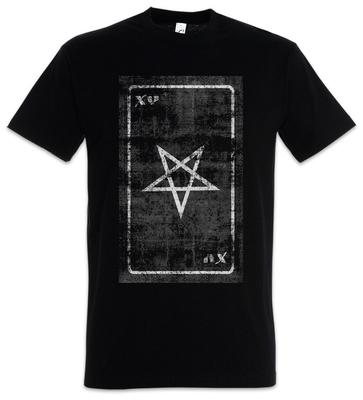 Tarocchi Il Diavolo Maglietta Carta Carte Simbolo Segno Logo Insegna Carro Satana