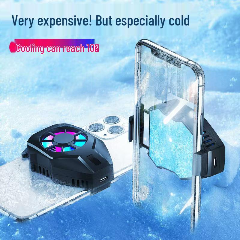 2025L-01 Mobile Phone Cooler: Instant Refrigerating Back Clip for Gaming with Three-Second Cooling.