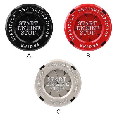 Aluminium Alloy Automobile Engine Button Cover Universal Decorative Cap