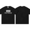 Classic Nostalgic Oasis Band Rock Cool Retro Men's Pure Cotton Personalized T-shirt Loose Casual Versatile Couple Style