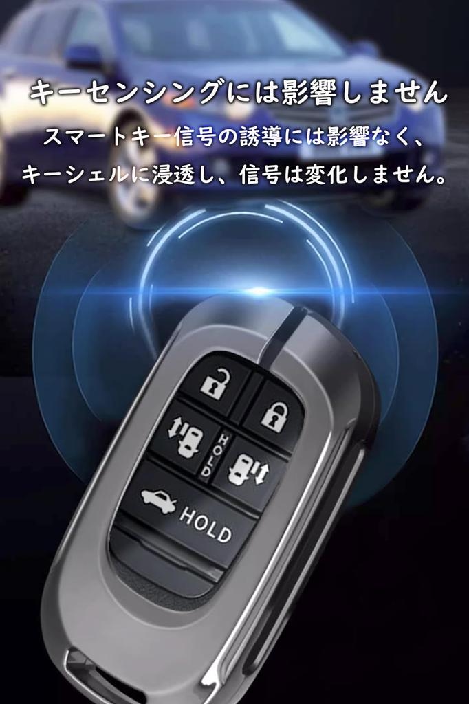 KUNIO Honda 5 Button Double Sided Sliding Key Case Key Cover Key Cover Key