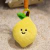 Fruit Plush Toy Backpack Ornament: Persimmon, Apple, Pear, Lemon, Tomato, Pumpkin Doll for Girls