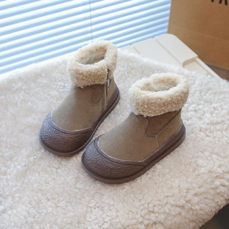 

Новые зимние хлопковые сапоги на мягкой подошве, теплая и толстая хлопковая обувь 33 хаки