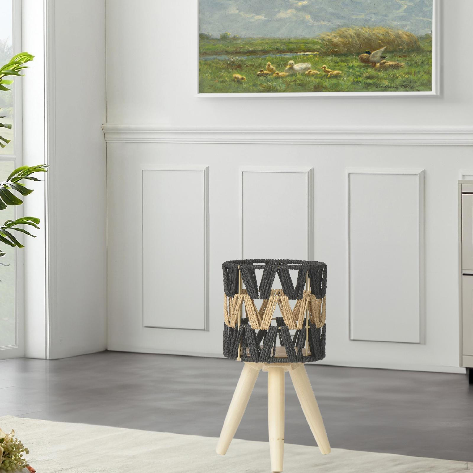 

Напольная подставка для кашпо, корзины для растений, стойка, простая установка, прочные деревенские украшения, деревянные ножки