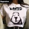Tričko Capybara Funny Capy narodeniny Grafika Ženy Neformálne Vintage tričká Roztomilá kreslená potlač Streetwear Ženy Tričká s krátkym rukávom