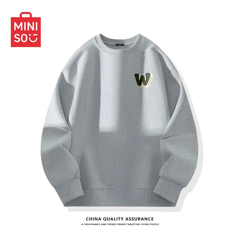 

MINISO Men s Outdoor Casual Crewneck Sweatshirt 2XL