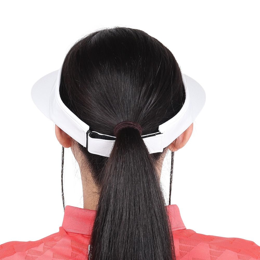 Adidas Golf Wide Brim Visor Golf White Cap, Women's,