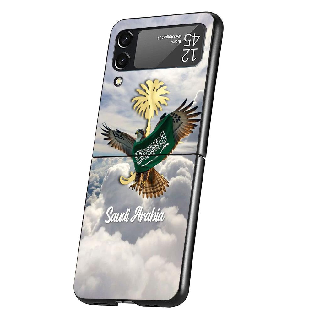 

Kingdom Of Saudi Arabia Flag Phone Case For Samsung Galaxy Z Flip 7 6 5 4 3 5G Cover ZFlip7 ZFlip6 ZFlip4 ZFlip5 ZFlip3 Coque Fu Samsung Z Flip 3