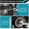 Universal Belt Changing Tool Kit For Polaris RZR - Complete Clutch Cover Removal Tool Set With Belt Change Tools For Polaris General, RZR 900/1000