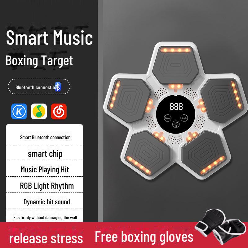 Kid's Smart Music Boxing Trainer: Wall-Mounted Exercise & Training Toy