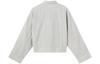 Nike Sportswear Essentials Cropped Coats Women's Limestone White Lapel Moderate DM6244-012
