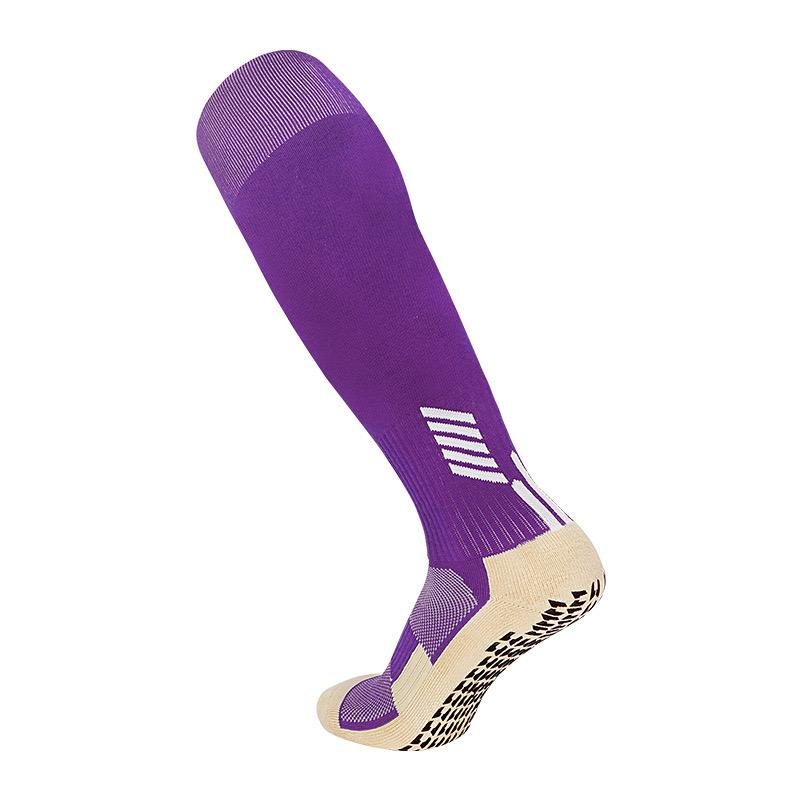 Anti-Rutsch-Fußballsocken Lange Länge Klebend Verdickt Handtuchsohle Hoher Schaft Sport für Männer und Kinder Strümpfe