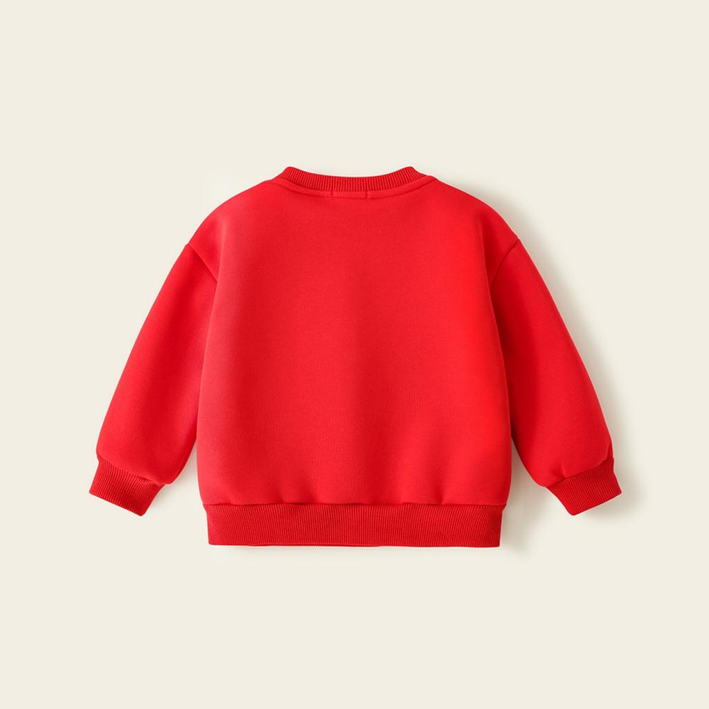 Gepersonaliseerde Geborduurde Naam Kinderkerst-Sweatshirts Voor de Winter