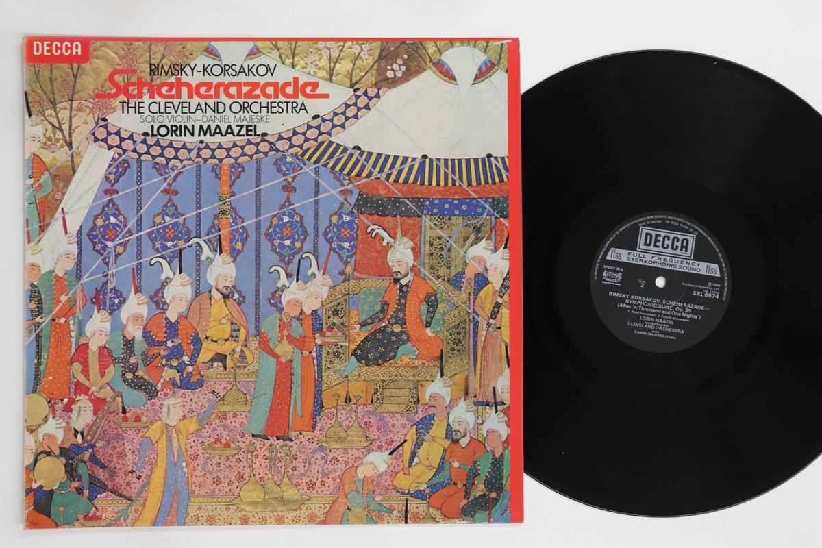 

LP Record LORIN MAAZEL, CLEVELAND ORCHESTRA - Rimsky Korsakov Scheherazade SXL6874 DECCA 1978 France Classical Used