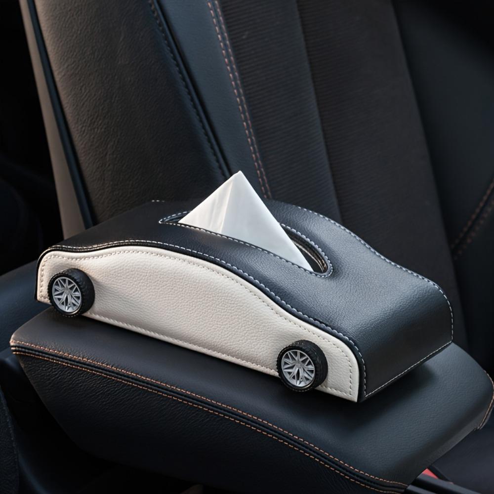 Creative Design Armrest Tissue Box Sports Car Shaped Sports Car Tissue Box  For Vehicle Storage