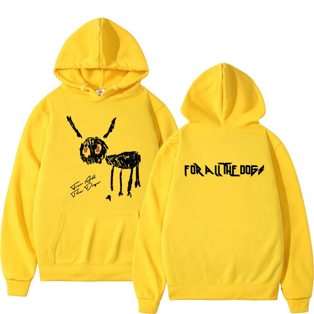 Rapper Drake Hoodie 2023 New Music Album "For All The Dogs" Graphic Hip Hop Long Sleeve Men Women Fashion Loose Streetwear Male