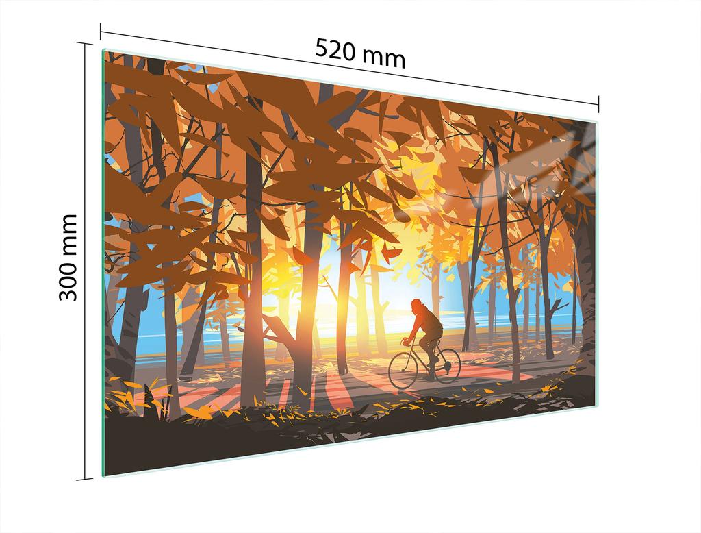 SZKLANA DESKA DO KROJENIA 52x30 LAS