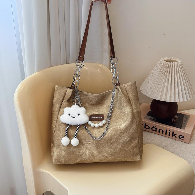 Borsa a Tote da Donna Borsa di Alto Valore a Spalla Singola Portatile Grande Capacità Borsa da Pendolare Borsa Grande Borsa per il Tempo Libero
