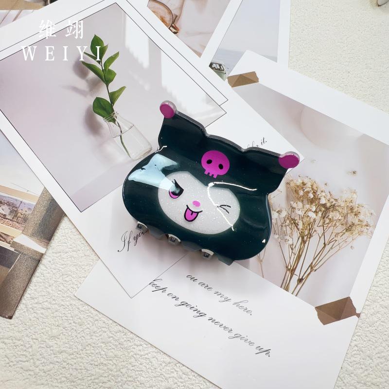 Cartoon Shark Hair Claw Clip - Cute Acrylic Accessory for Girls