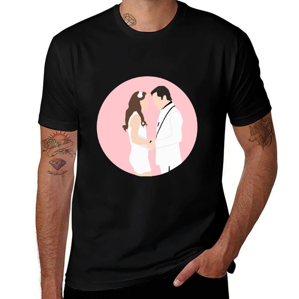 Chuck And Blair Tshirt Basic Casual Short Sleeve Cotton Shirt