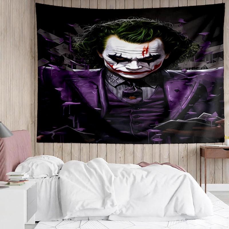 Joker Tapestry for Bedroom Aesthetic Classroom Tapestries Wall Hanging for Living Room Dorm Office,Ideal Creative Gift