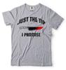 Nur die Spitze, ich verspreche Messer Gruseliges Shirt Horrorfilm T-Shirt Halloween Kostüm