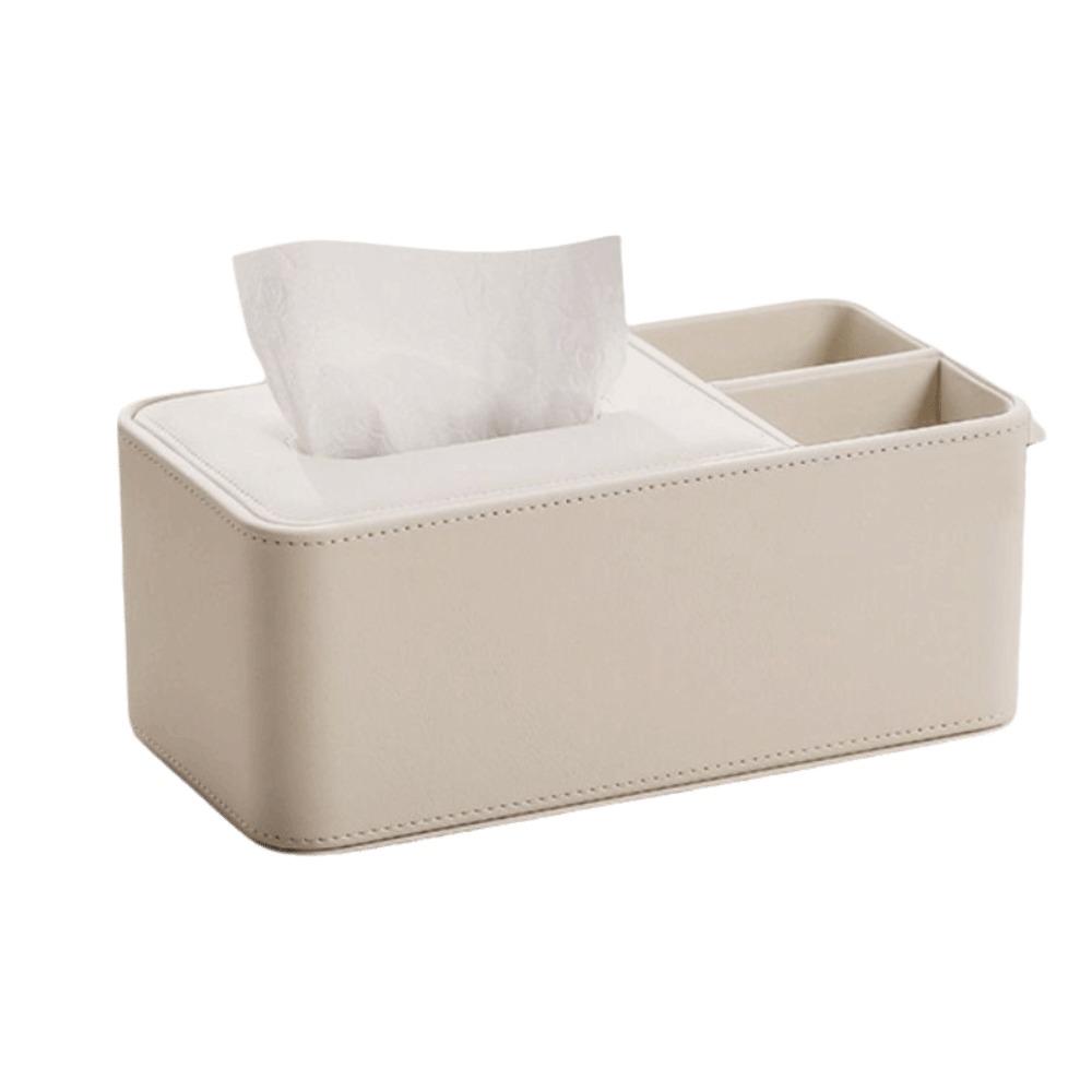 PU Leather Tissue Box Luxury Tissue Box Cover Household Tissue Storage Box Hotel Living Room