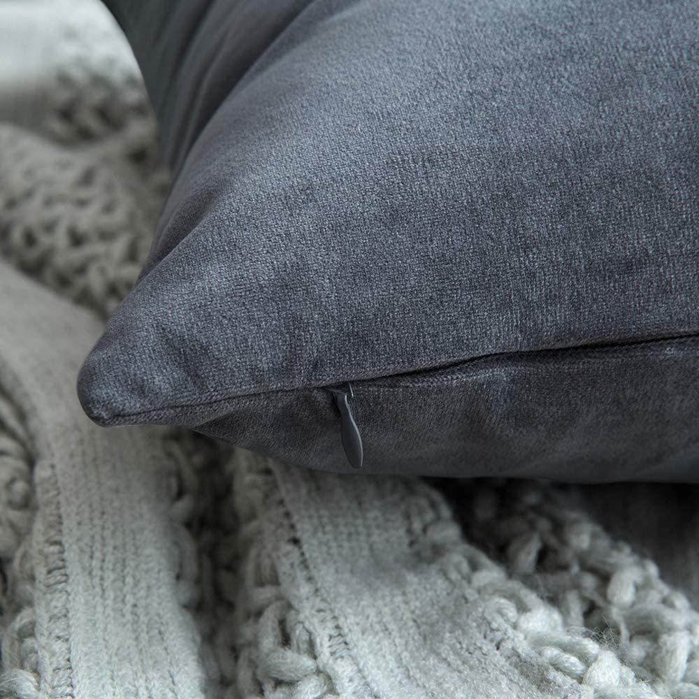 Sametový povlak na polštář v severském stylu, domácí polštář, odnímatelný, pratelný, jednobarevný, holandský samet, medový samet, polštář v retro stylu