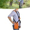 Trimmer Double Shoulder Strap Size Adjustable Metal Buckle Nylon Strimmer Harness Orange