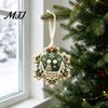 Holiday Party Decorations Christmas Tree Felt Pendant, Handmade Fabric Hanging Ornament for Decor Decoration, Seasonal Home Decoration Living