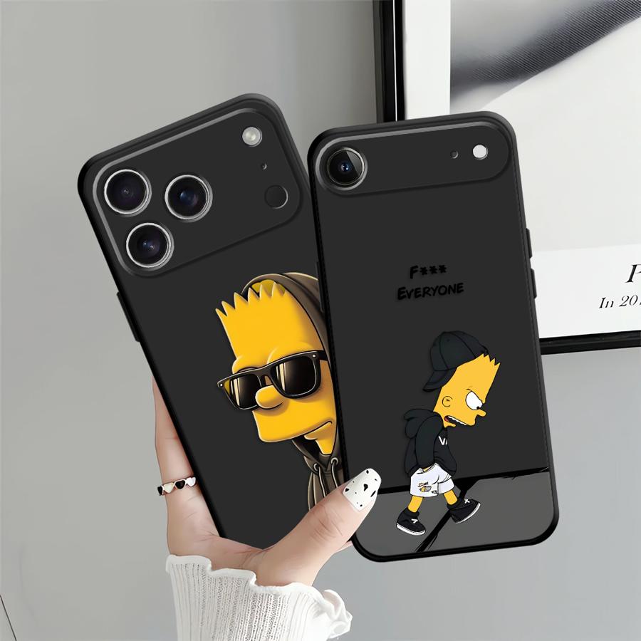 Funda Phone Cover Phone Case for Apple iPhone 16 14 13 12 11 15 Pro 7 8 XR XS MAX 17 Pro Max Air Cool S-simpsons Cartoon