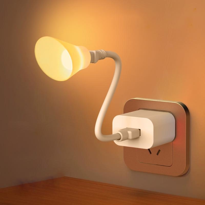 Mini USB Powereds Reading Light Adjustable Goosenecks Soft Glows For Bedsides Table Study Desk Travel Use