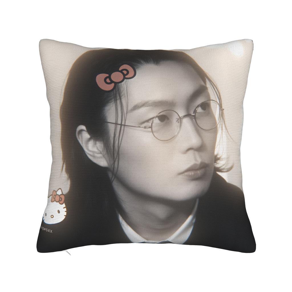 Pillow Cover R-Roh J-Jae Won Korean Actor Cute Funny Pillow Case For Living Room Bed Chair Pillowcases
