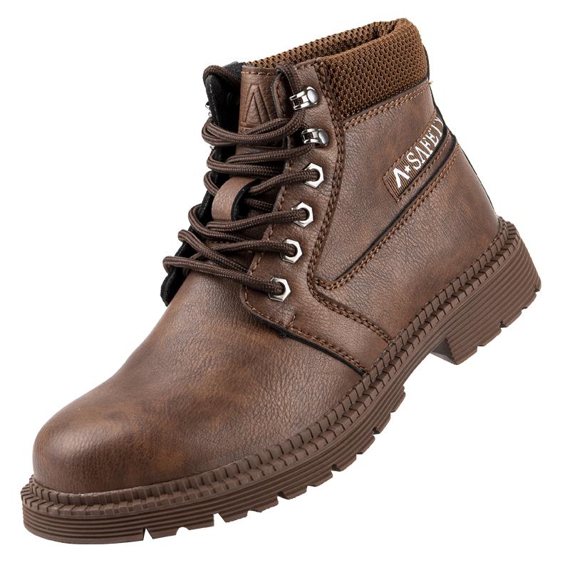 Waterproof Men Work Shoes Work Sneakers Safety Shoes Anti-puncture Indestructible Shoes Protective Boots Non-slip Wear Resistant