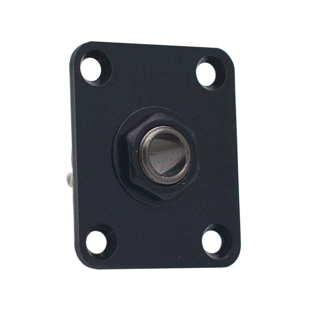 Plastic Rectangular LP Guitar Output Jack Plate Electric Socket for Guitar Parts and Custom Projects