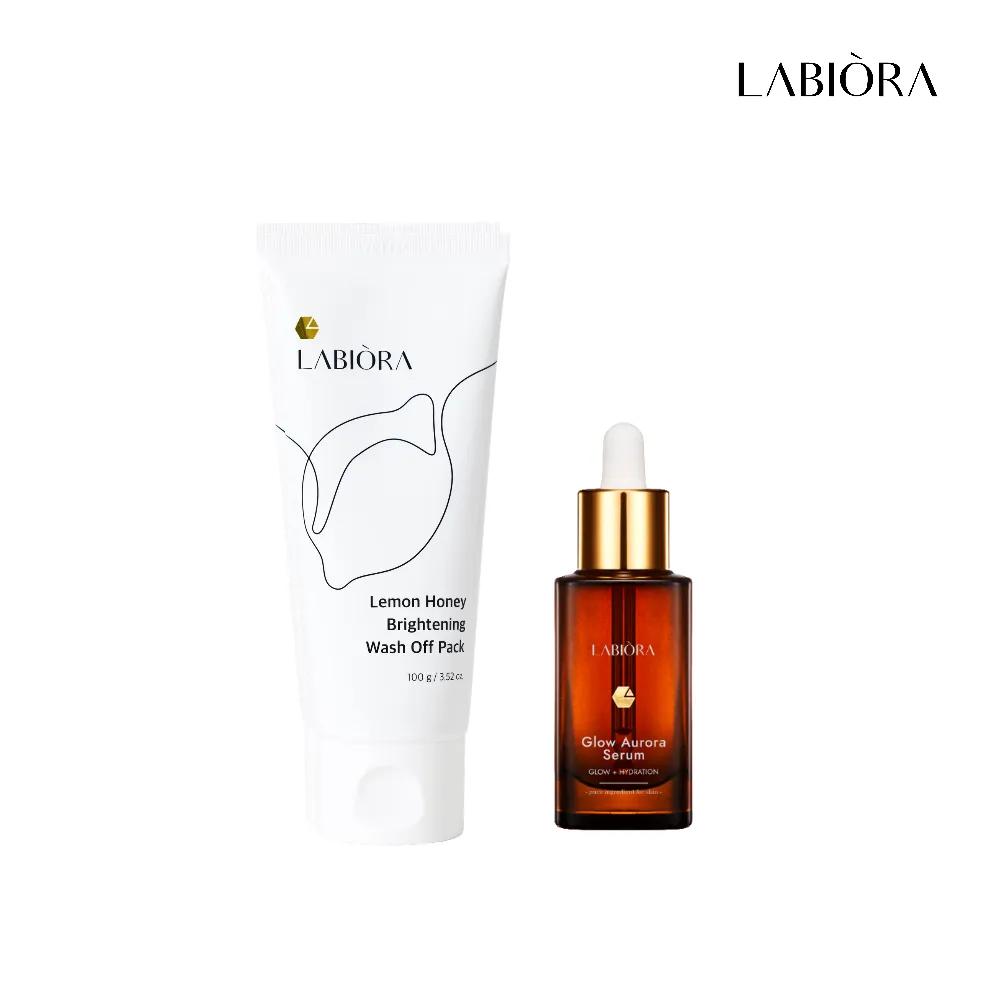 Lemon Honey Pack 100g + Glow Aurora Serum 30ml