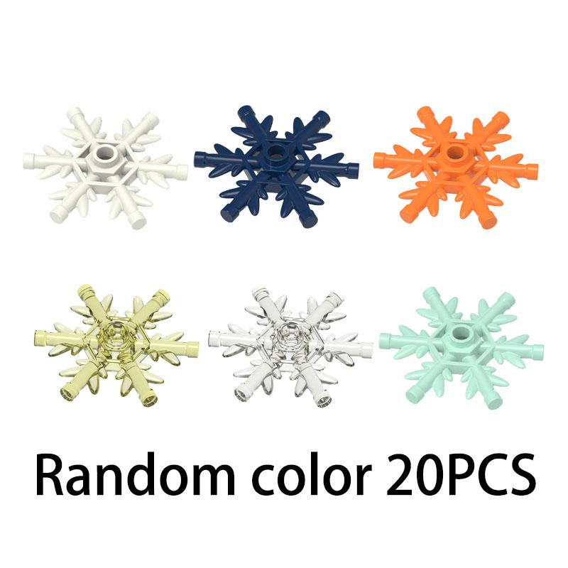 MOC Building Block Liquid Blood  Pool Milk Ice Cube Snowflakes Flame Candles Fire Campfire Accessories DIY Toy Model Bricks A041