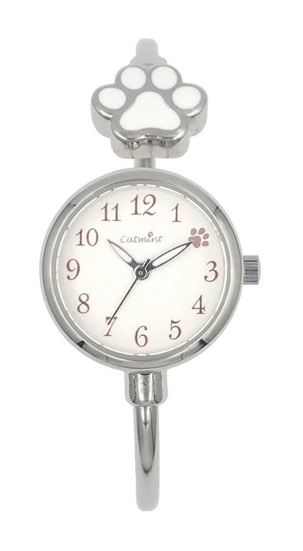

Watch catmint Paw Bangle Watch SV Silver [Follow] H05024A-3 Women s