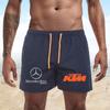 KT-BC KTM Racing pantaloni scurți de baie pentru bărbați, uscare rapidă, pantaloni scurți de plajă,vara, casual, pantaloni scurți de board