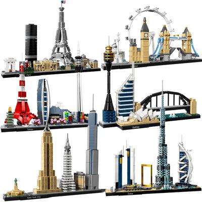 New York Londra perechi Dubai Lanmark City Skyline Blocuri de construcție Set de cărămizi