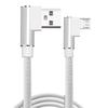 90° Dual-Elbow Fast Charging Cable for Mobile Gaming - Compatible with Apple, Type-C, and Android Devices
