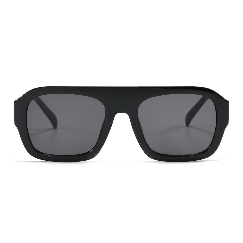 3pcs Women Large Frame Rectangular Sunglasses New Brand Fashion Polygon Design Sun Glasses INS Eyeglasses UV400 Unisex