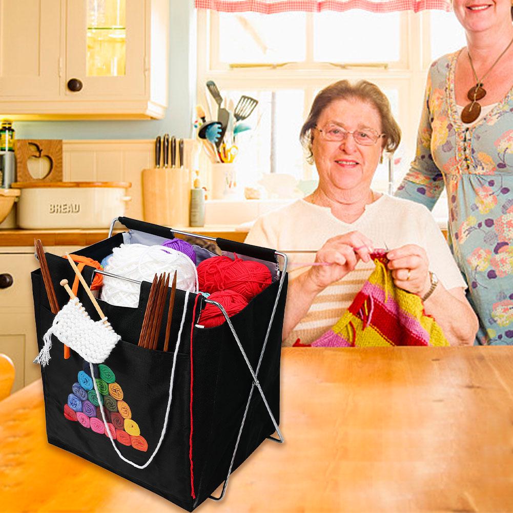 folding yarn caddy