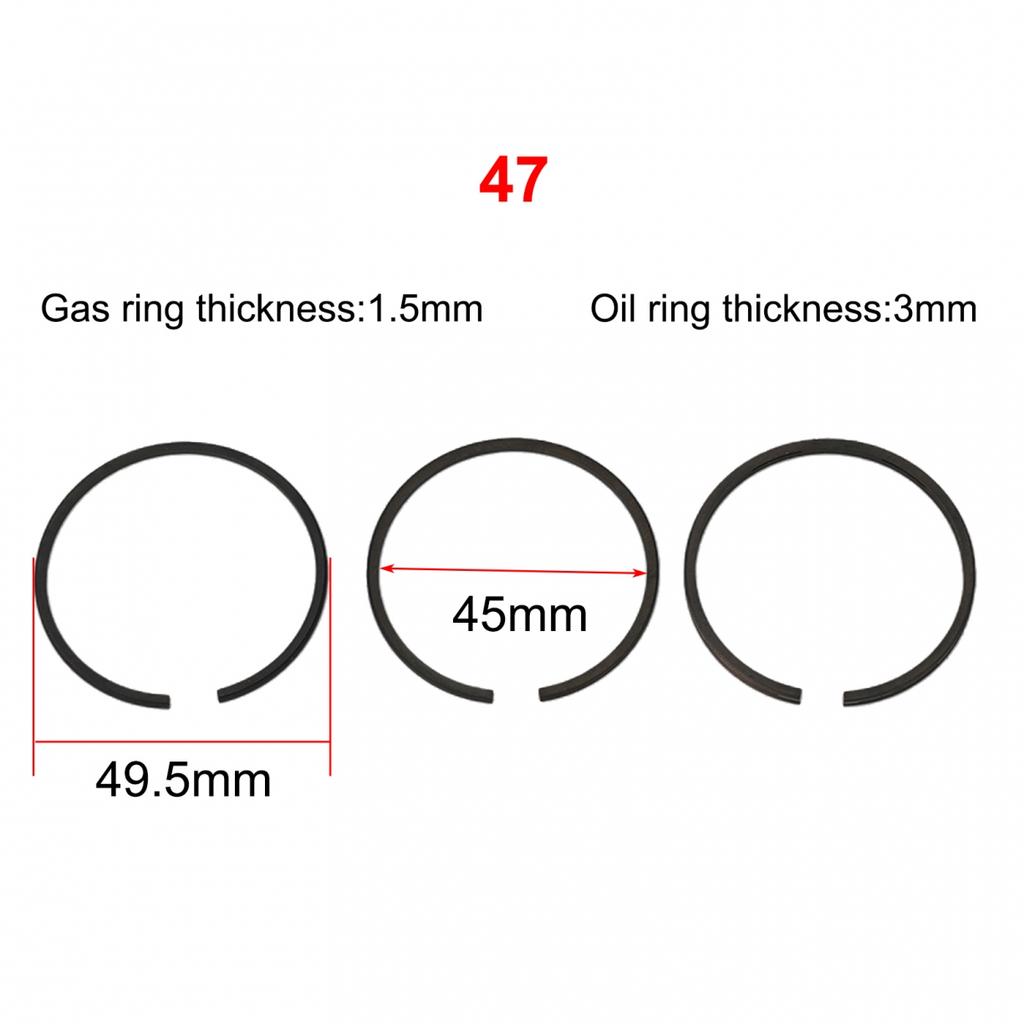 3 X Suitable For Air Compressors And Air Pumps With A Cylinder Diameter Of 42mm