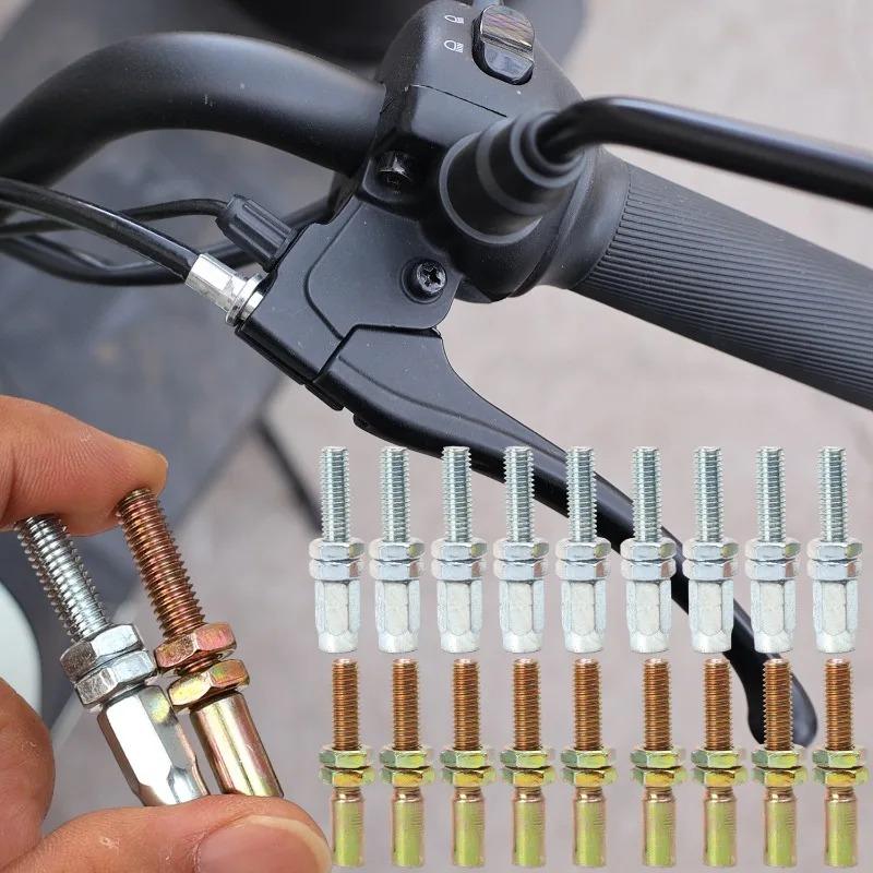 Motorcycle Clutch Screw M6 Universal Adjustment Aluminum Throttle Cable Adjuster Screw Motorcycle Clutch Cable Wire Adjuster