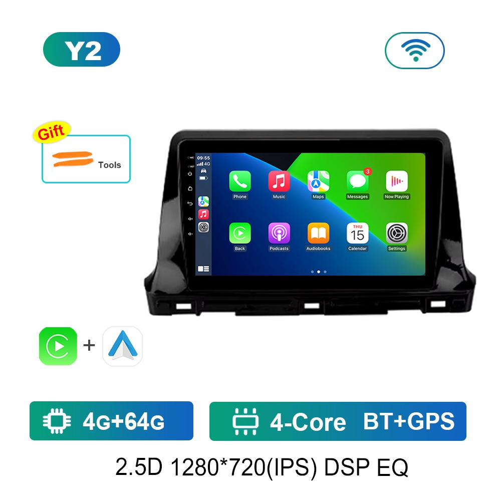 Navigation GPS Android Intelligent System 4G 10 inch for KIA Seltos 2020 WiFi Car Video Multimedia Player Touch Screen Bluetooth