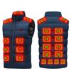 Unisex Smart USB Heated Vest for Motorcycle, Fishing, and More - Cotton-Padded and Ideal for Cold Weather