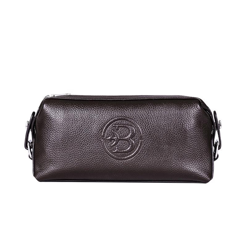 SCHWARZETIENNE Men s Genuine Leather Clutch Bag Large